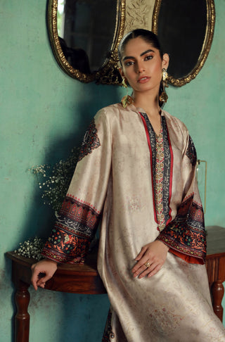 Shahnoor (Royal Glow) - Gold & Maroon Set