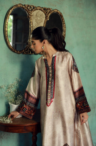 Shahnoor (Royal Glow) - Gold & Maroon Set