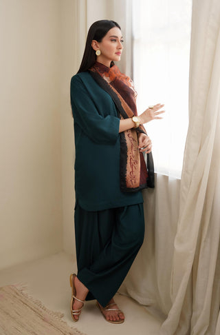 Raya Co-ord Set - Deep Teal