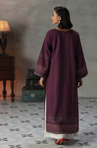 Urooj (Courage To Rise) - Plum Long Shirt