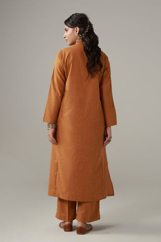 Kalidaar Co-Ord - Cinnamon Brown