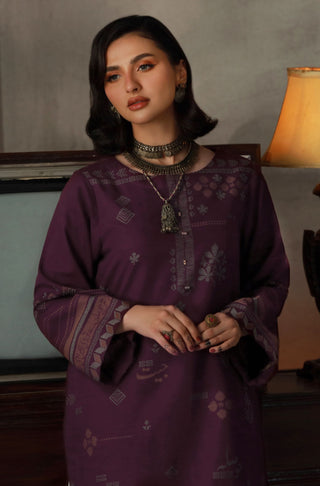 Urooj (Courage To Rise) - Plum Long Shirt