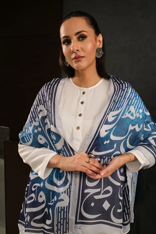 Lucknow Set - Cloud White