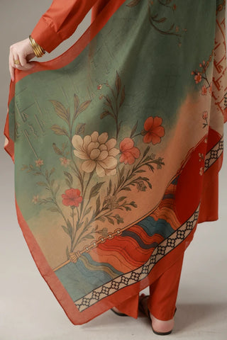 Gul-e-Lala (Tulip) - Scarf