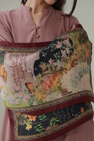 Gulnoor (Luminous Flower) - Stole