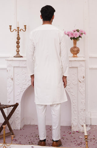 Lucknow Set - Cloud White (Men)