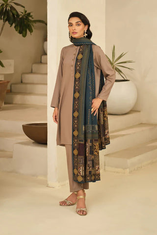 Shop Aashiyana Odhni, made from Cotton Silk in teal color, a printed odhni that features the words of Allama Iqbal.