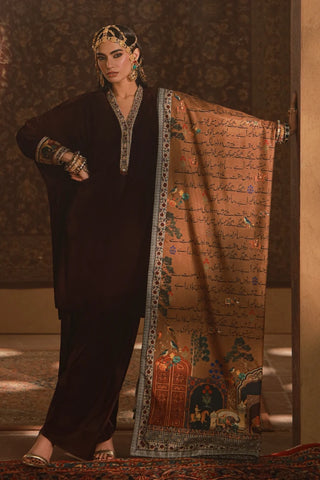 Shirin (Delighful) - Velvet Shawl