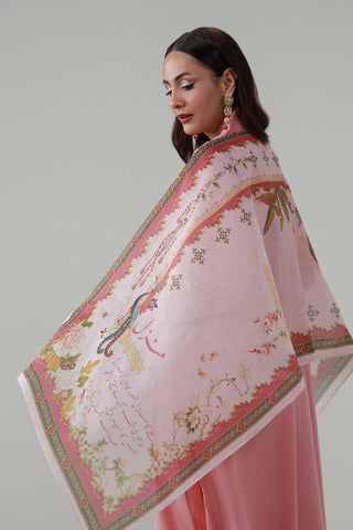 Gul-e-Rana (Scarlet Flower) - Scarf
