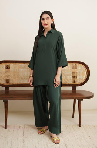 Raya Co-ord Set - Emerald Green