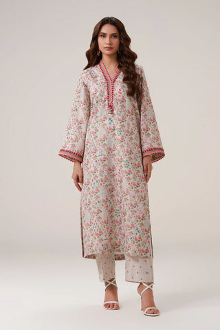 3 piece set featuring a straight shirt paired with pants and a dupatta