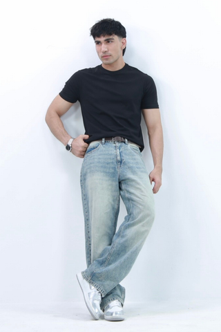 Smart Fit Tee, made from Durable COTRA® in black colour