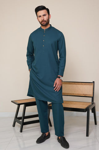 Sherwani Set - Deep Teal