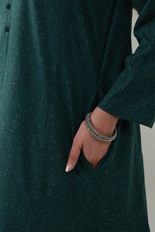 Kalidaar Co-ord Set - Emerald Green