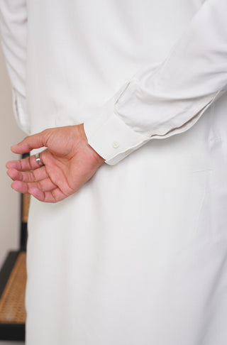 Classic Kameez Shalwar - Cloud White (Men)