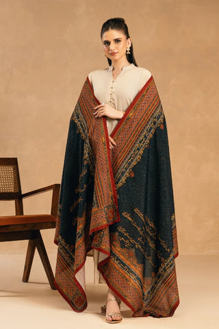 Shama Shawl is a Cotton Silk Shawl featuring the words of Kaifi Azmi