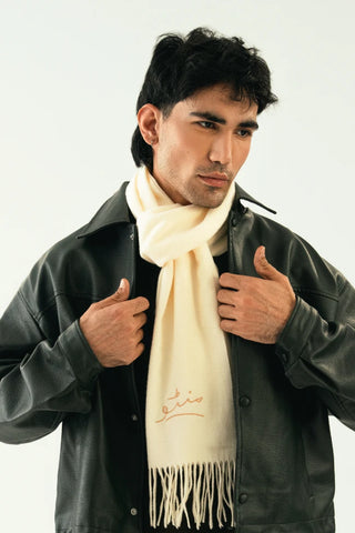 Cashmere Stole - Vanilla White