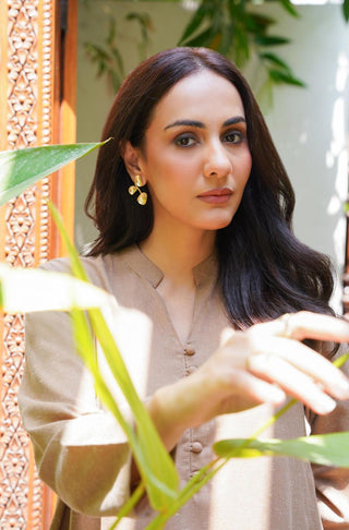 Kalidaar Co-ord Set - Sandy Beige