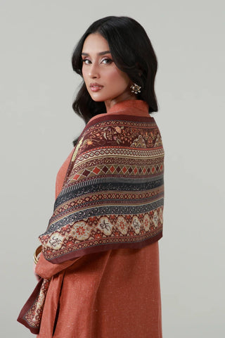 Nazakat Stole - Maroon