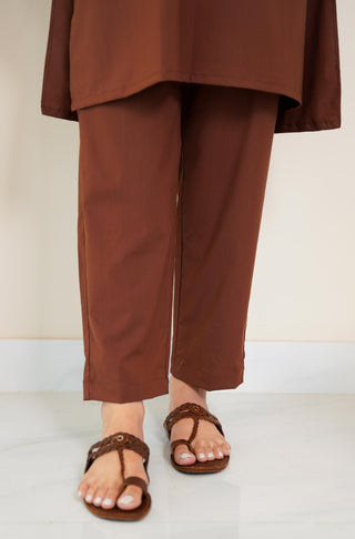 Lucknow Set - Cocoa Brown
