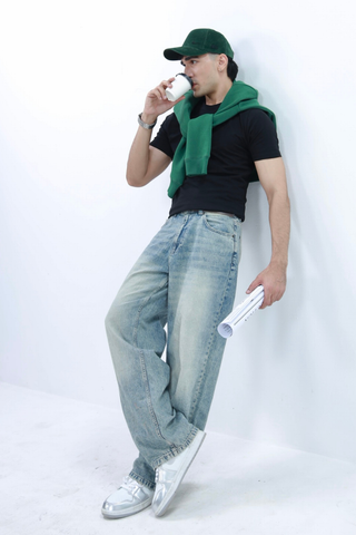 Smart Fit Tee, made from Durable COTRA® in black colour