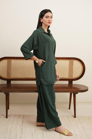 Raya Co-ord Set - Emerald Green