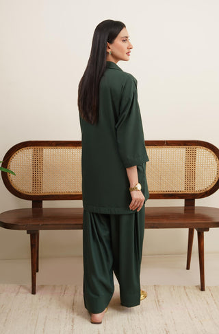 Raya Co-ord Set - Emerald Green