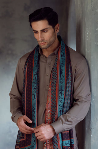 Classic Kameez Shalwar - Sand Grey (Men)