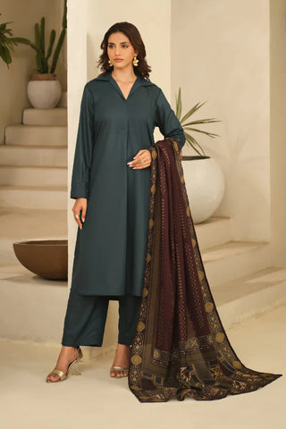 Shop Aashiyana Odhni, made from Cotton Silk in plum color, a printed odhni that features the words of Allama Iqbal.