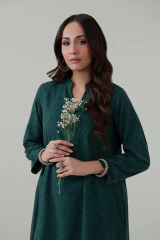 Kalidaar Co-ord Set - Emerald Green