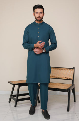 Sherwani Set - Deep Teal