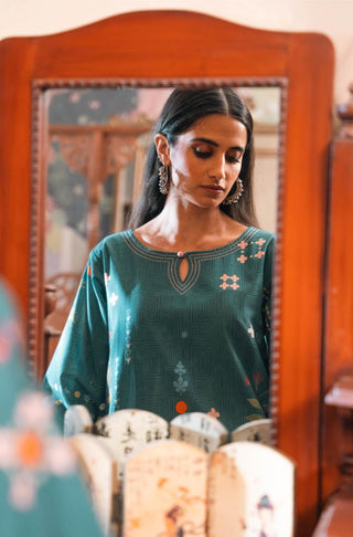 Zeest (Essence Of Life) - Teal Long Shirt