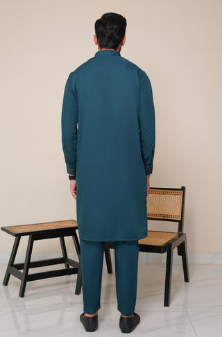 Sherwani Set - Deep Teal