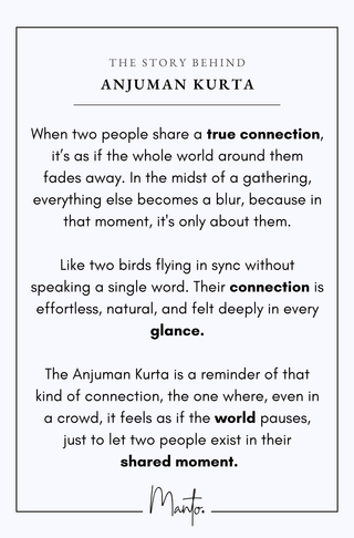 Anjuman (Beautiful Gathering) - Black Long Shirt