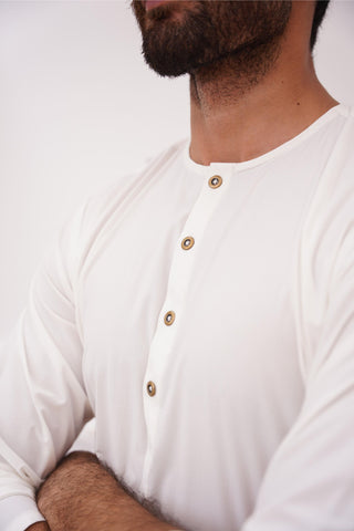 Lucknow Set - Cloud White (Men)