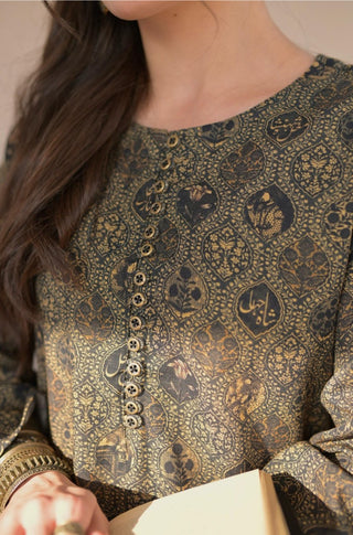 Mumtaz - Black Gold Long Shirt
