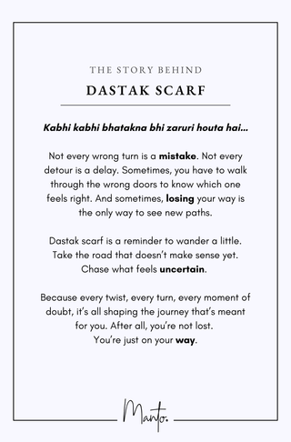 Dastak (Knock on Possibility) - Scarf