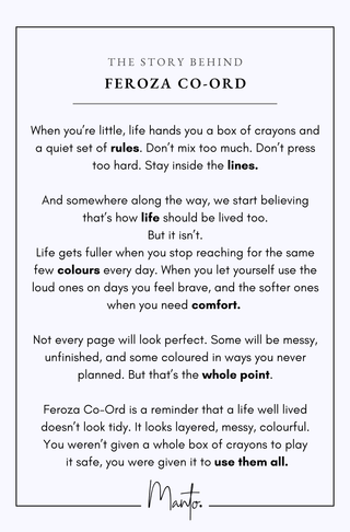 Feroza (Royal Turquoise) - Co-Ord Set