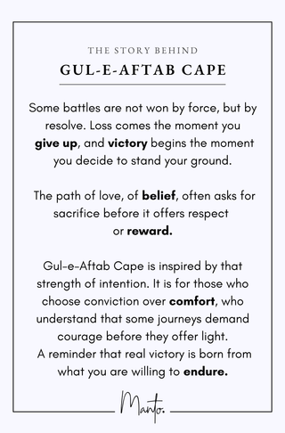 Gul-e-Aftab (Flower Of The Sun) - Cape
