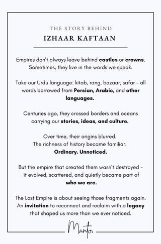 Izhaar (Confession) - Velvet Kaftaan