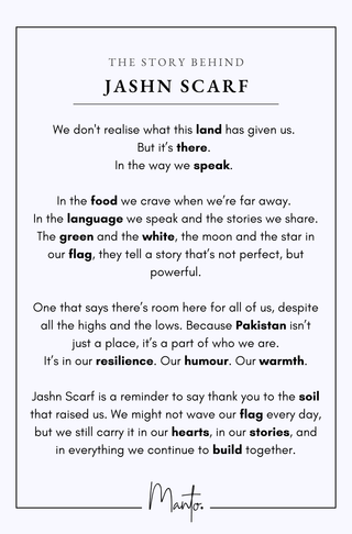 Jashn (Celebration of the Soil) - Scarf