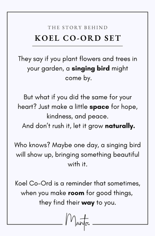 Koel (Cuckoo) - Co-Ord Set