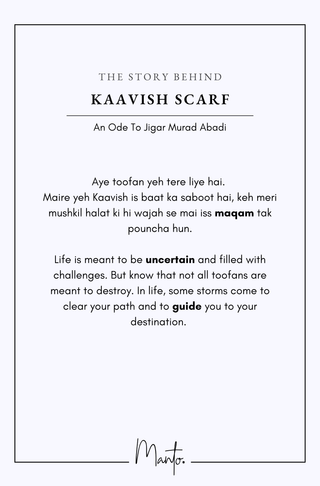 Kaavish (Efforts) - Rust Scarf