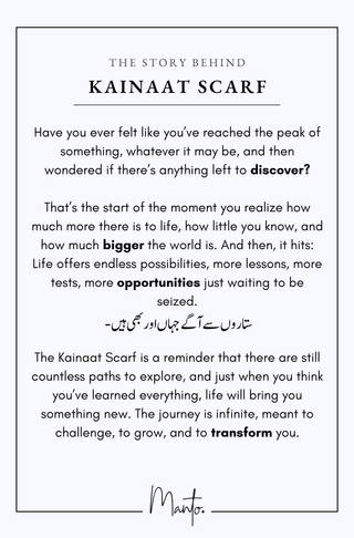 Kainaat (Universe) - Scarf
