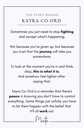 Kayra (Radiant) - Co-Ord Set