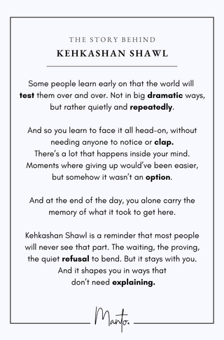 Kehkashan (Galaxy of Lights) Shawl