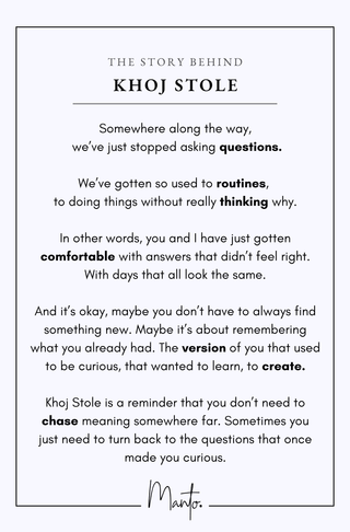 Khoj (Search) - Stole