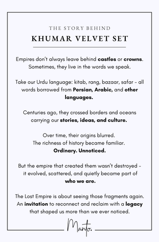 Khumar (Euphoria) - Velvet Set