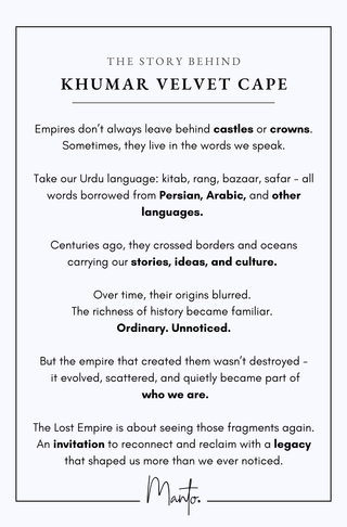 Khumar (Euphoria) - Velvet Cape