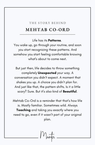 Mehtab (Moonlight) Co-Ord Set